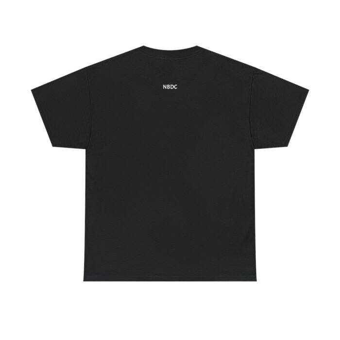 Black T-shirt with 'No Bad Days Club' logo and a colorful sunset over the ocean graphic, displayed on a plain background.